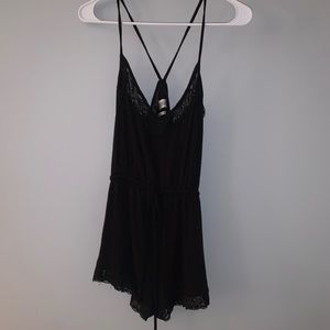 Urban Outfitters Out from Under black lace romper
